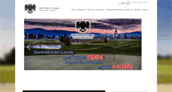 Desktop Screenshot of golfcaamata.it